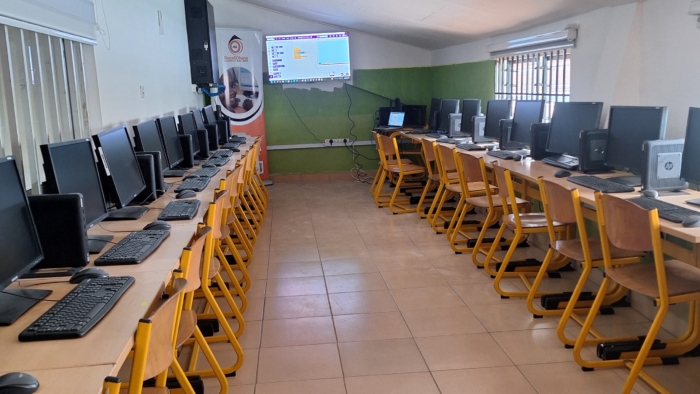 After the installation of the computers